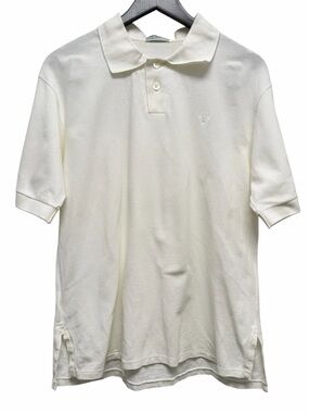 Fred Perry x Margaret Howell Pique Polo White Shirt Size Small